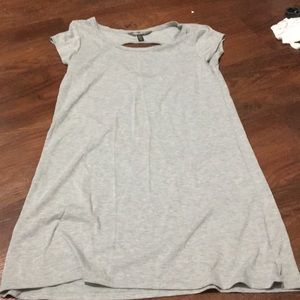 Billabong Grey T-shirt Dress with Cutout Back